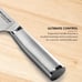 KitchenAid Gourmet Knife Block Set w/ Built-in Sharpener, Textured SS - 15 piece
