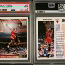1992 Upper Deck Michael Jordan PSA 9 MINT #23 NBA Basketball Card Chicago Bulls
