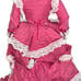 Victorian Doll Porcelain Bust Stuffed Torso Legs Felted Hands Two Dresses and Co