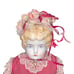 Victorian Doll Porcelain Bust Stuffed Torso Legs Felted Hands Two Dresses and Co