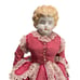 Victorian Doll Porcelain Bust Stuffed Torso Legs Felted Hands Two Dresses and Co