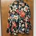 ZARA Blazer Jacket Floral Print Size Large