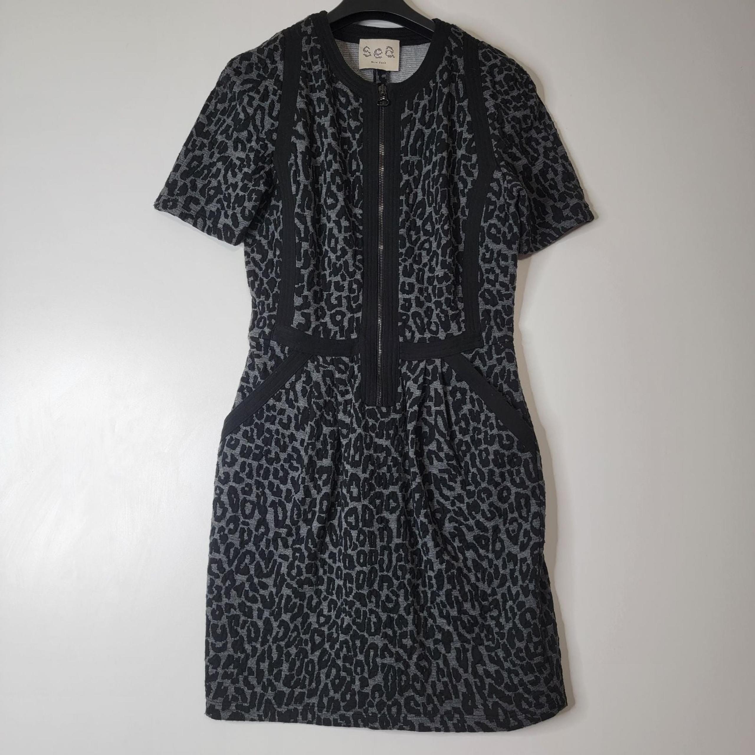 Sea New York Leopard Print Sheath dress