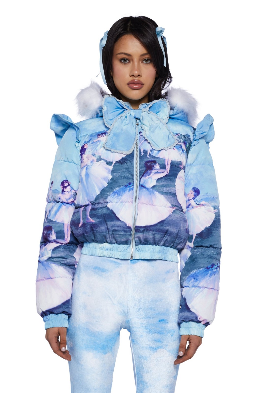 Dollskill ballerina puffer coat