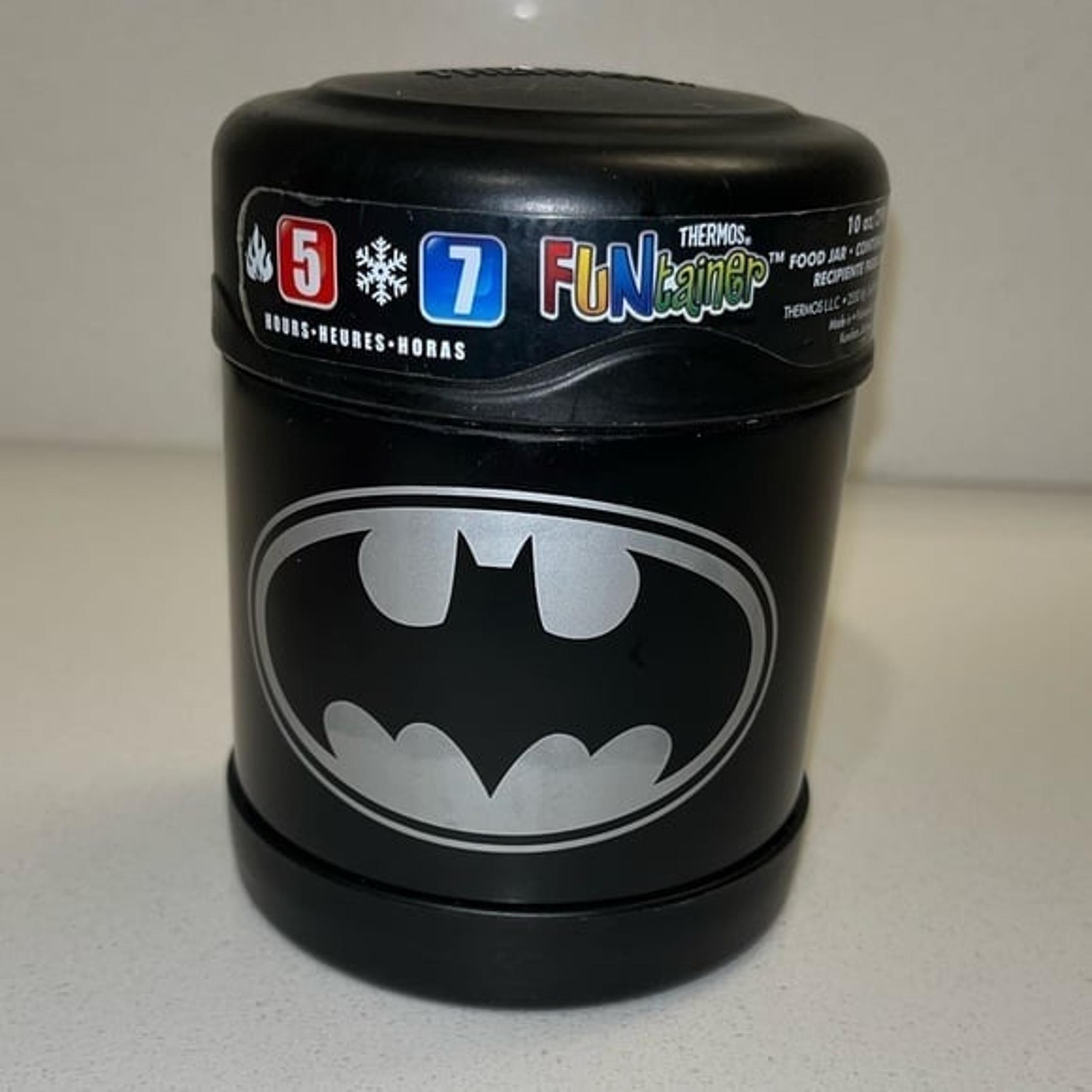 Batman THERMOS FUNTAINER 10oz. HOT COLD FOOD STORAGE