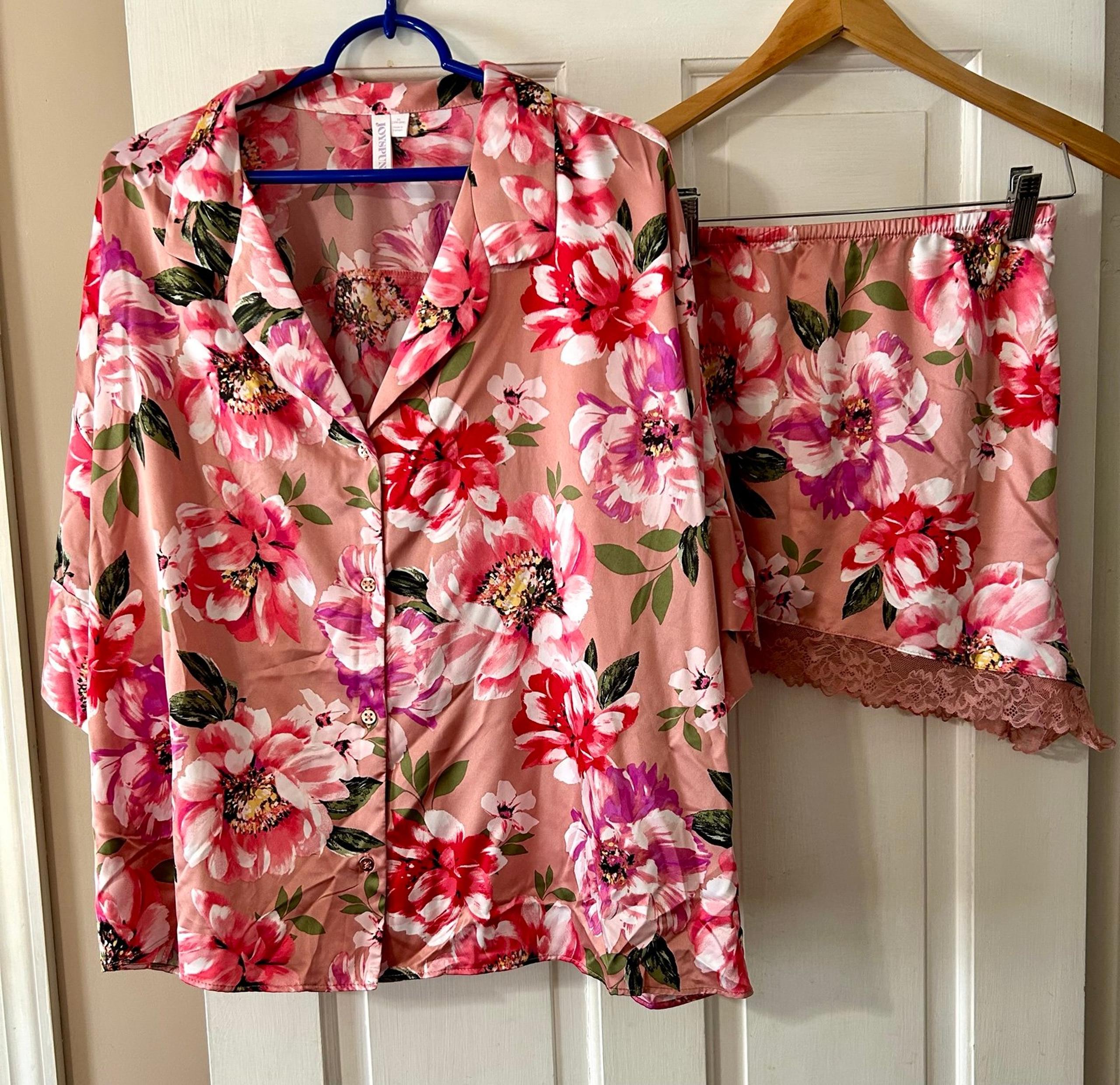 Womens Joyspun Sleep Shorts w Shirt Set 3x - Secret Treasures