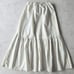 Demi-Luxe BEAMS 24SS Gather Skirt Flare White Long