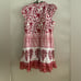 By Anthropologie Celina Moon Swing Mini Dress size XS red floral new nwt