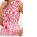 By Anthropologie Celina Moon Swing Mini Dress size XS red floral new nwt