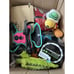 NEW Mixed Lot of 28 Pieces Pet Supplies / Toys Poop Bags Collars Clothing