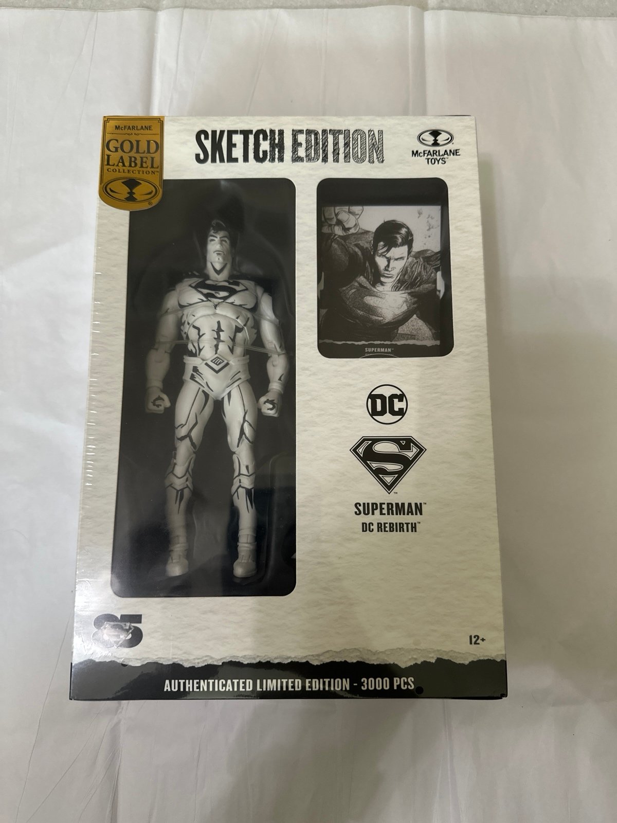 Superman DC Rebirth Sketch Edition Gold Label Exclusive