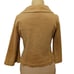 Y2K CORDUROY Pea Coat Sz S TAN Jacket BELL SLEEVES Glam Boho Fairy Work Vintage