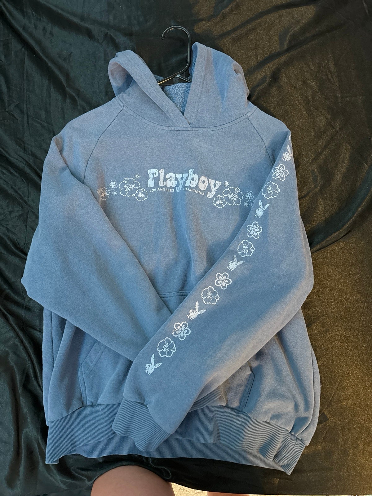 Playboy blue deals hoodie