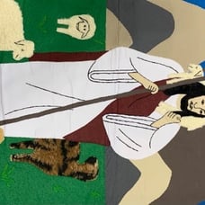 Jesus the Good Shepherd Tapestry