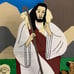 Jesus the Good Shepherd Tapestry