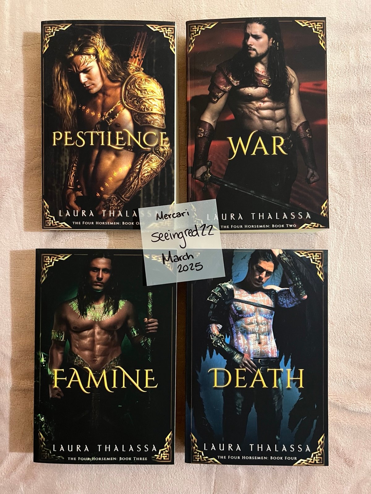 OOP ALL SIGNED Four Horsemen by Laura Thalassa