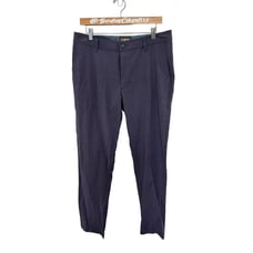 Linksoul Men's Golf Chino Straight Navy Pant NWOT 33R 130