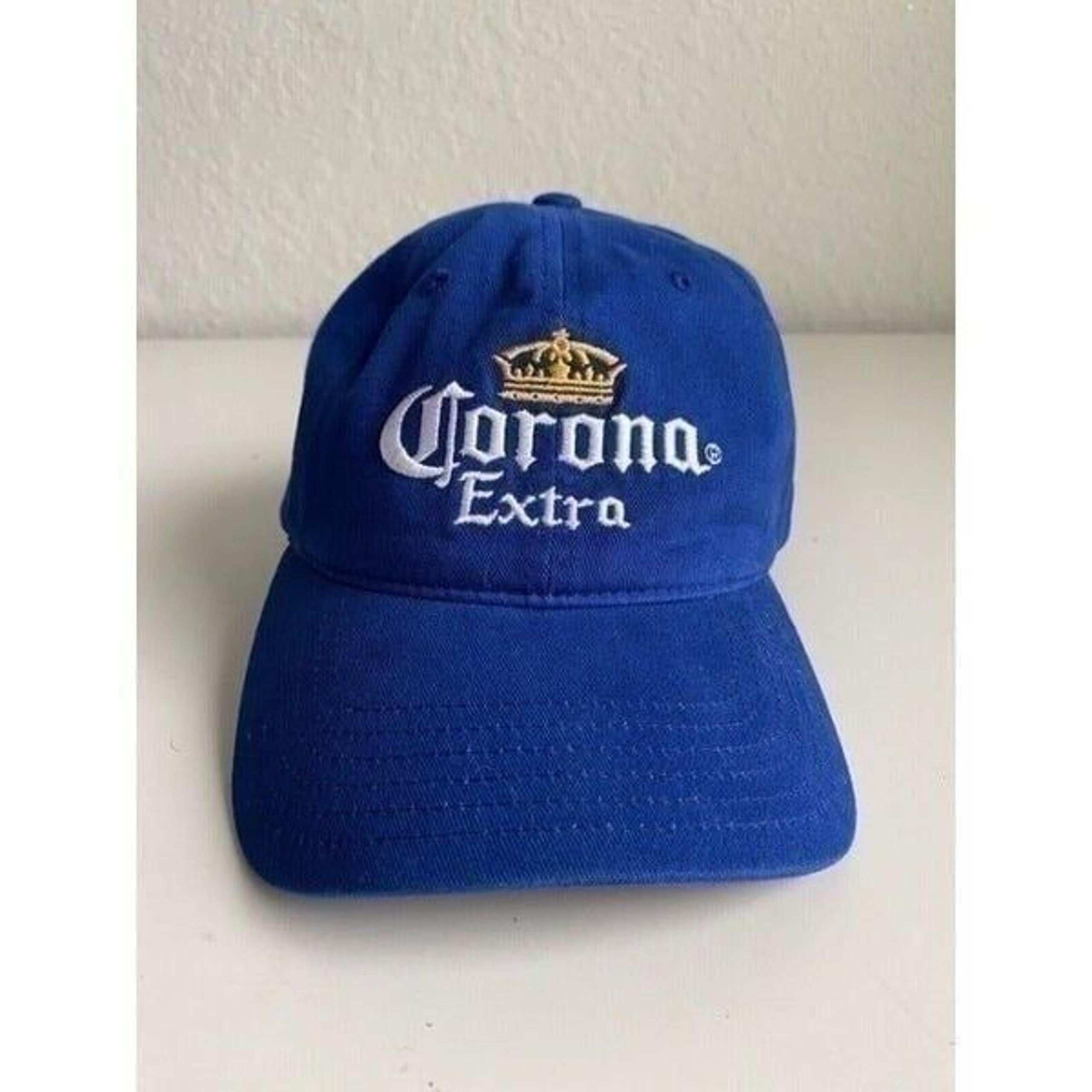 Corona Extra Hat Cap Blue Embroidered Adjustable Strapback Beer Mexico Men's NEW