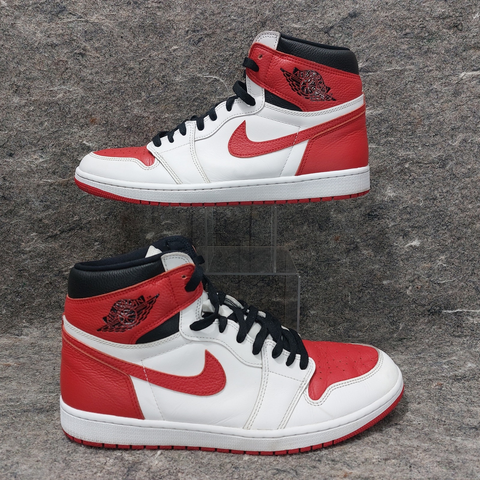 Air Jordan 1 Retro High OG Sneakers Men's Size 14 Heritage Red 555088-161