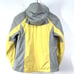 EDDIE BAUER Waterproof Jacket Womens Medium Yellow Gray Weather Edge Hooded Rain