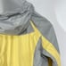 EDDIE BAUER Waterproof Jacket Womens Medium Yellow Gray Weather Edge Hooded Rain