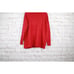 J Jill Women's Red Cashmere Mock Neck Long Sleeve Pullover Knit Sweater Size L