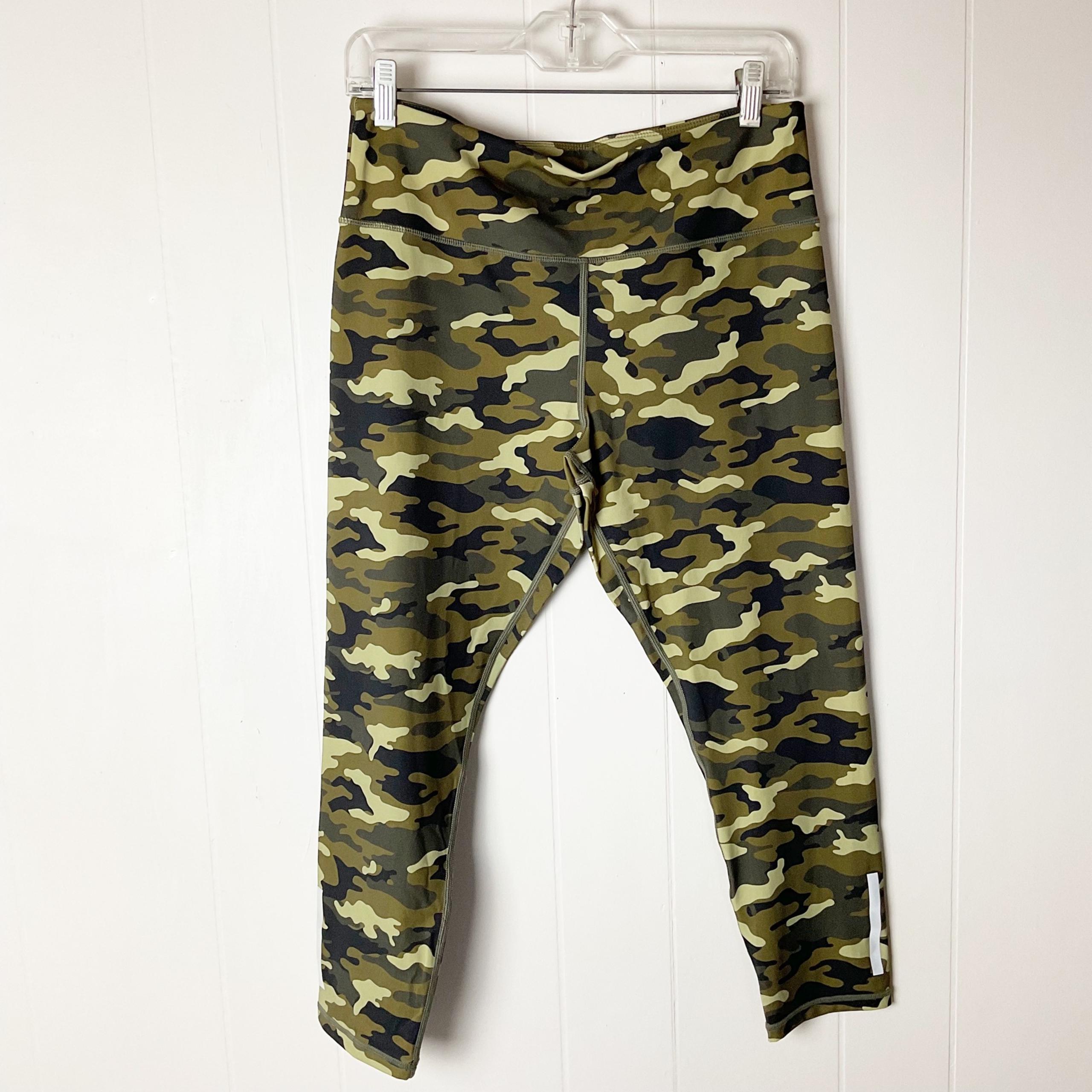 Zyia Active Womens Size 12 Leggings Green Camouflage