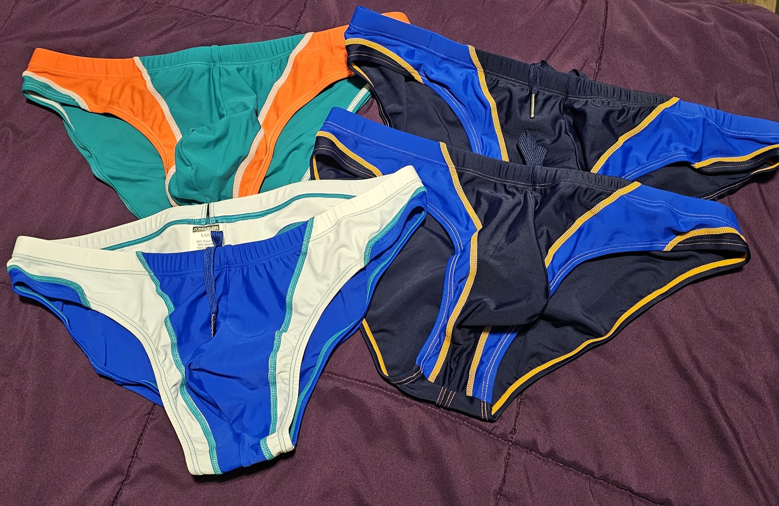 Lot of men's swim bottoms