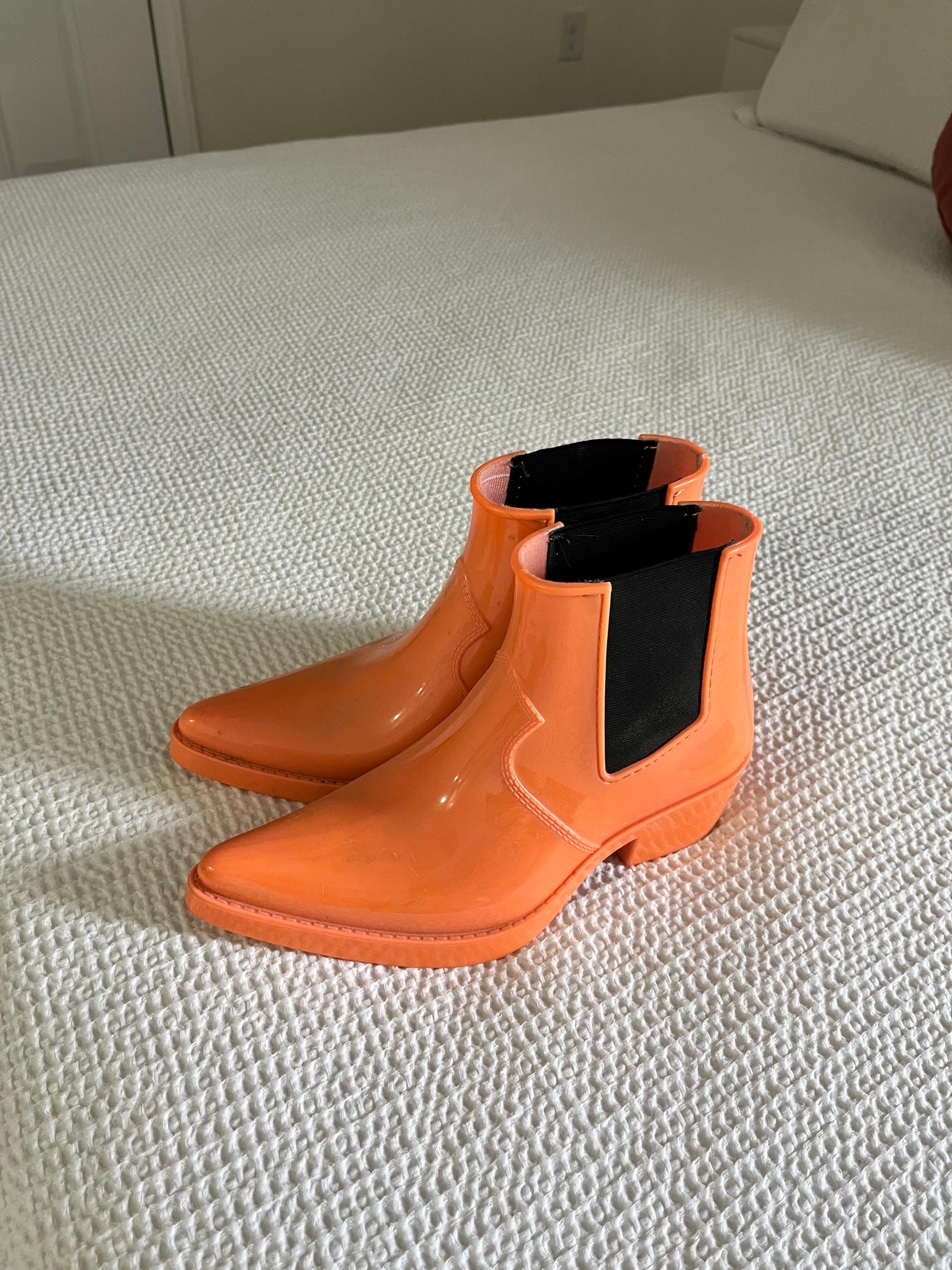Orange Calvin Klein Boots