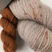 Dyed by Delz Sparkle Yarn Sock Set Merino Wool Nylon Hand-Dyed Mysterious Crow