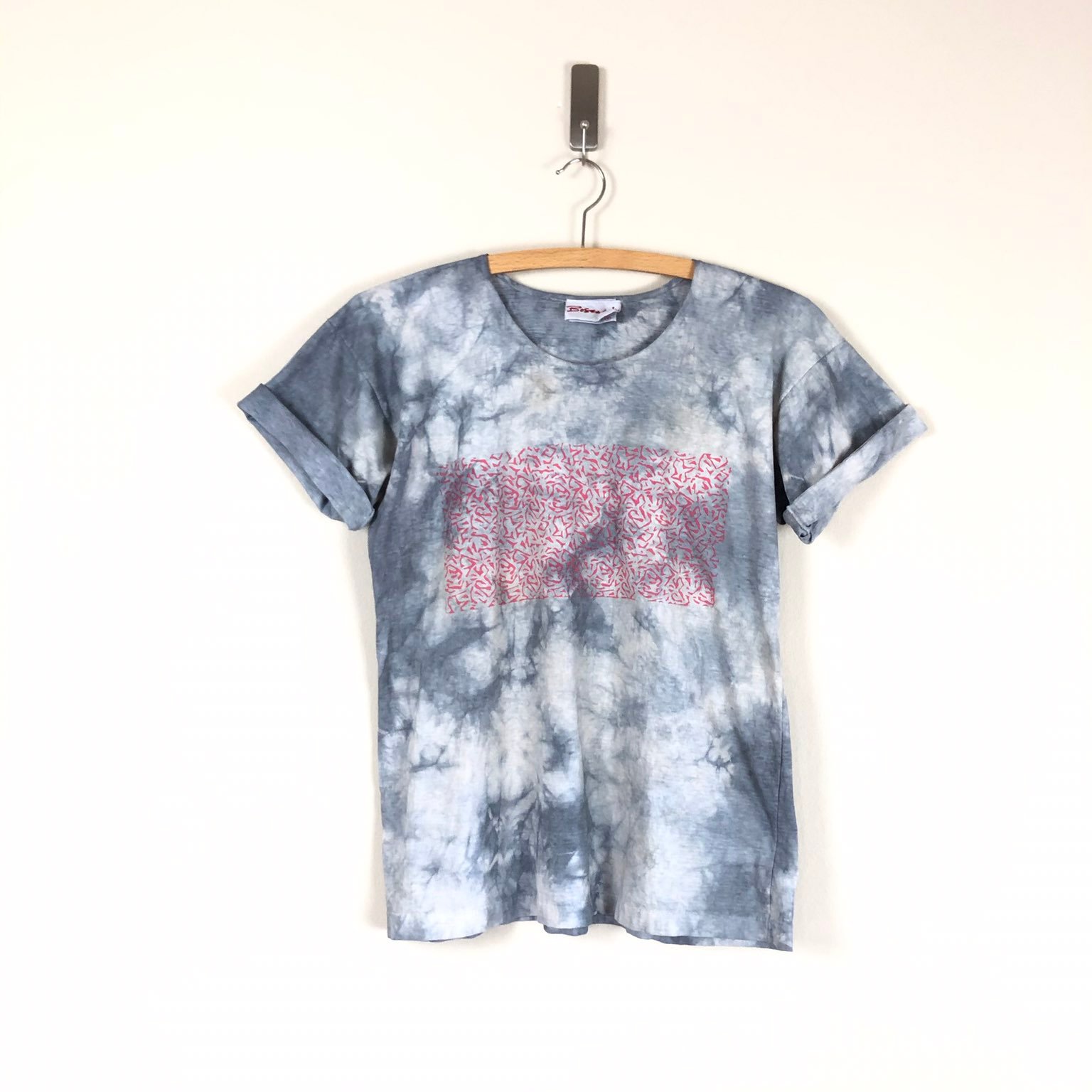 vintage 90s tie dye tee | 1990s abstract art t shirt | grunge hippie