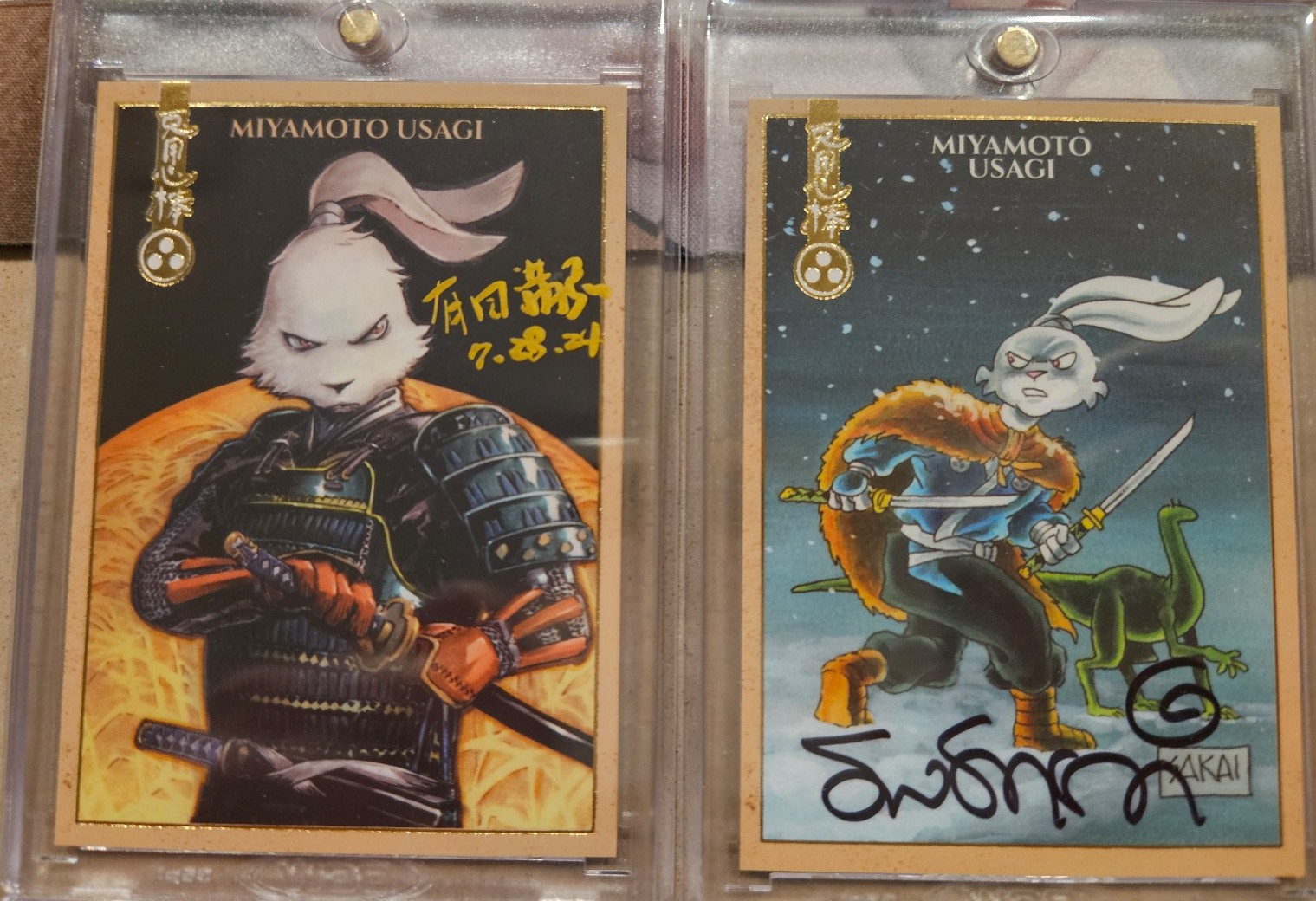 Usagi yojimbo limited edition cards sdcc 2024 signed arita/sakai