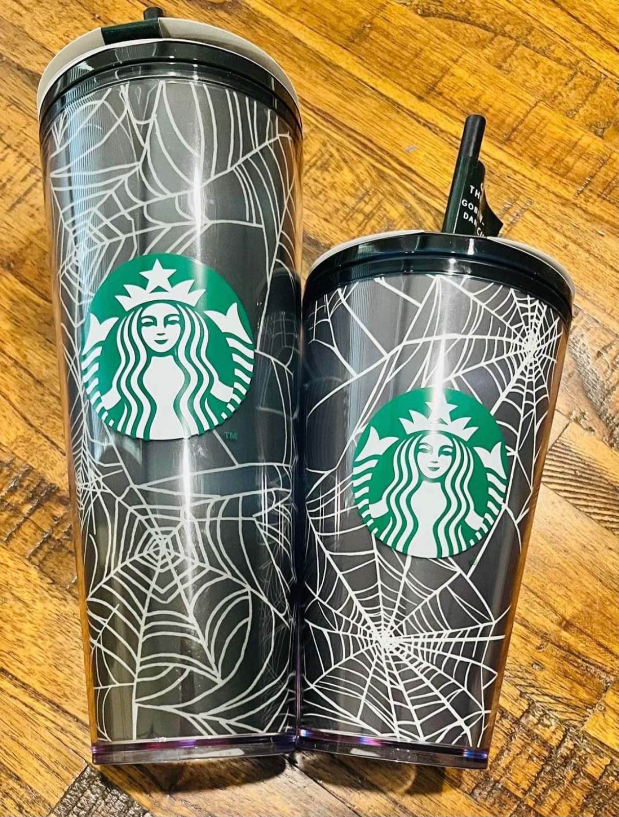 Starbucks spiderweb cups tumbler BNWT