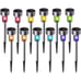 Solar Lights Outdoor Waterproof, Stainless Steel LED Landscape Pathway Lights