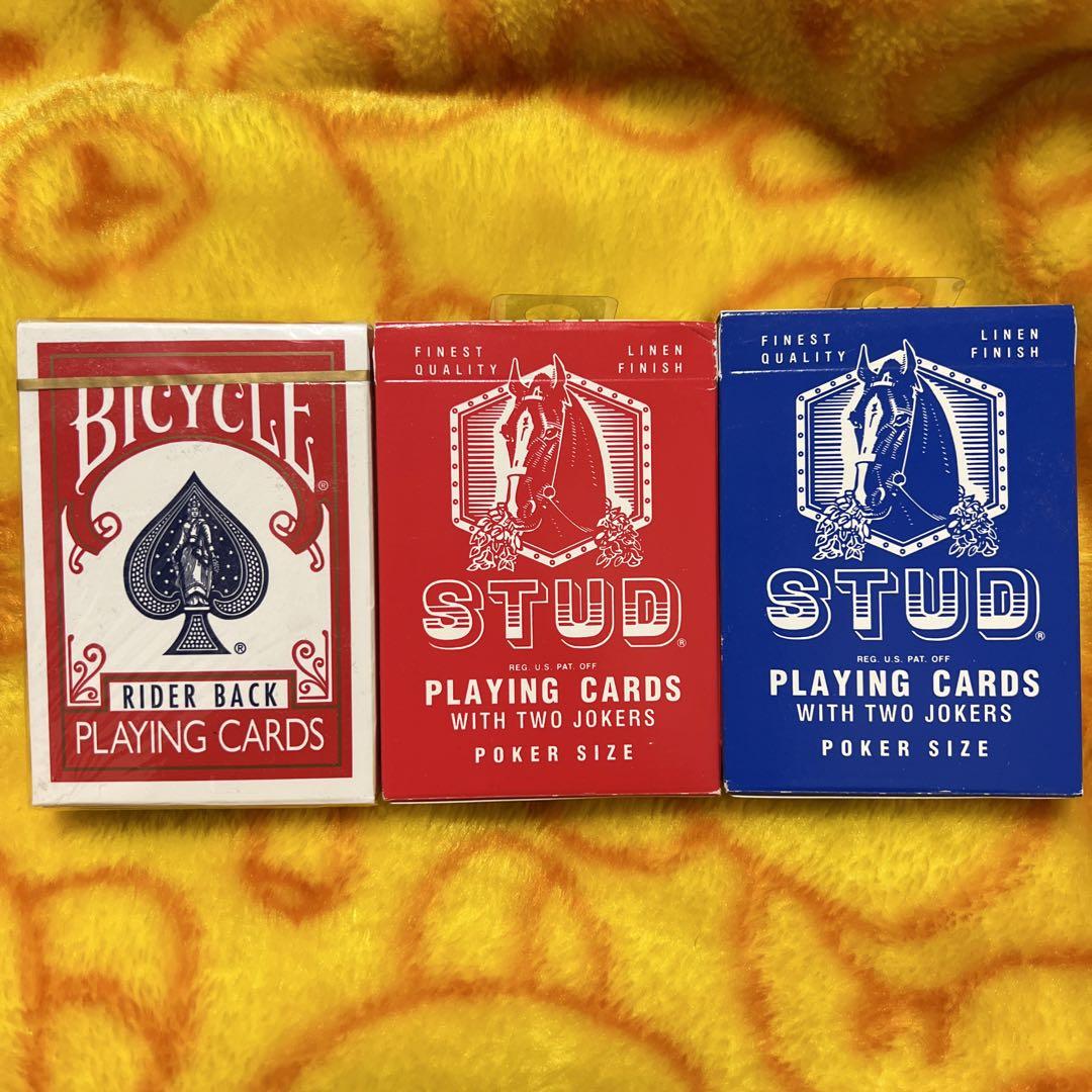 New STUD Deck Red & Blue & Gold Standard Set