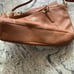 Women's Coach Tan Pebble Leather Duo Crossbody Hand bag