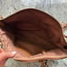 Women's Coach Tan Pebble Leather Duo Crossbody Hand bag