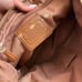 Women's Coach Tan Pebble Leather Duo Crossbody Hand bag