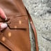 Women's Coach Tan Pebble Leather Duo Crossbody Hand bag