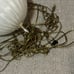 Vintage Mid-Century White Glass Globe Hanging Ceiling Light Swag Lamp Orb