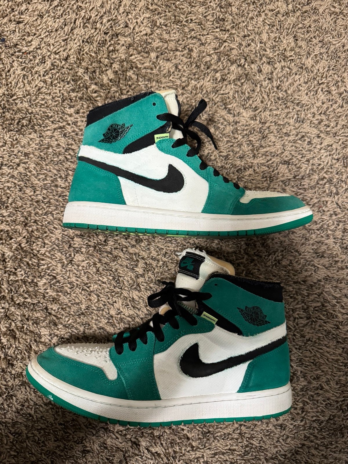 Nike Air Jordan 1 Comfort Zoom Stadium Green Size 11