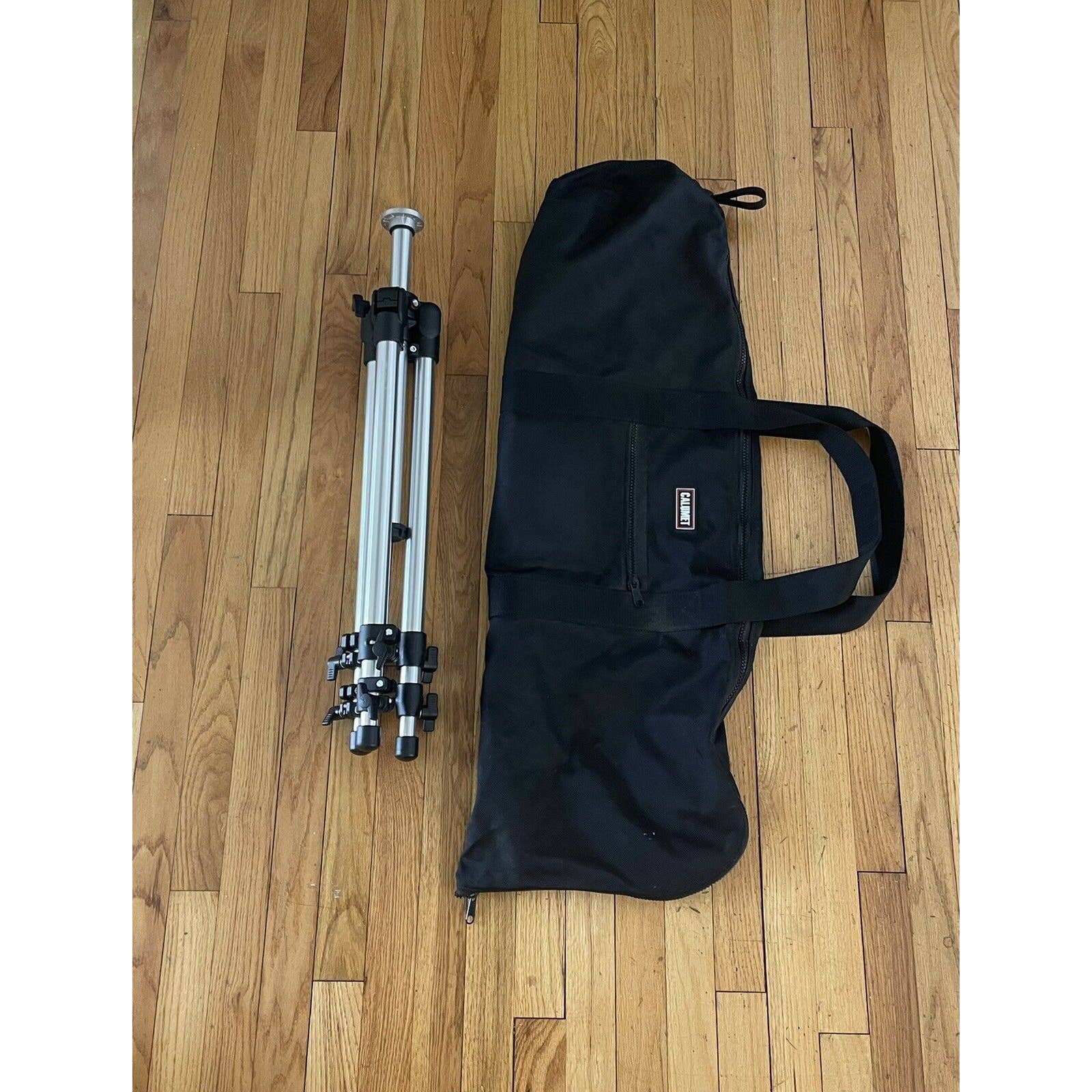 Manfrotto 3011 Pro Camera Support Tripod 144/KG06 Silver Italy Bogen With Bag