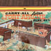 Louis Marx Vintage Fort Apache Carry-All Play Set Style 4685 Western Cowboys