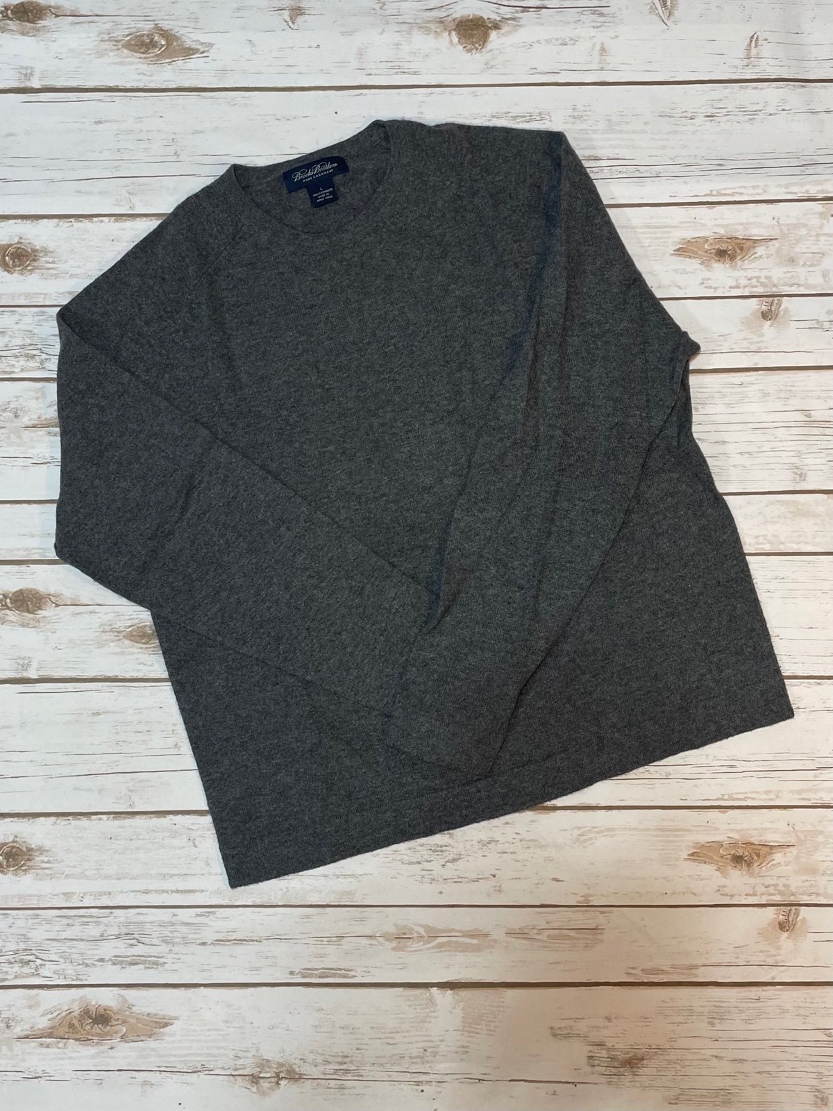 Brooks brothers cashmere crewneck sweater