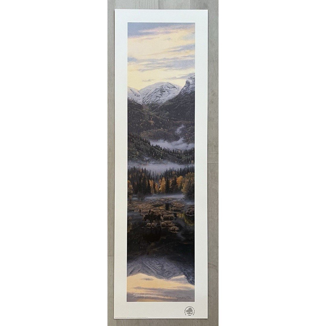 Stephen Lyman Northern Reflections Lithograph Signed Numbered 505/550