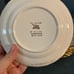 Canonsburg The Hallmark Magnolia 22 Kt. Gold Trim Set Of 9 Dessert Plate 6”