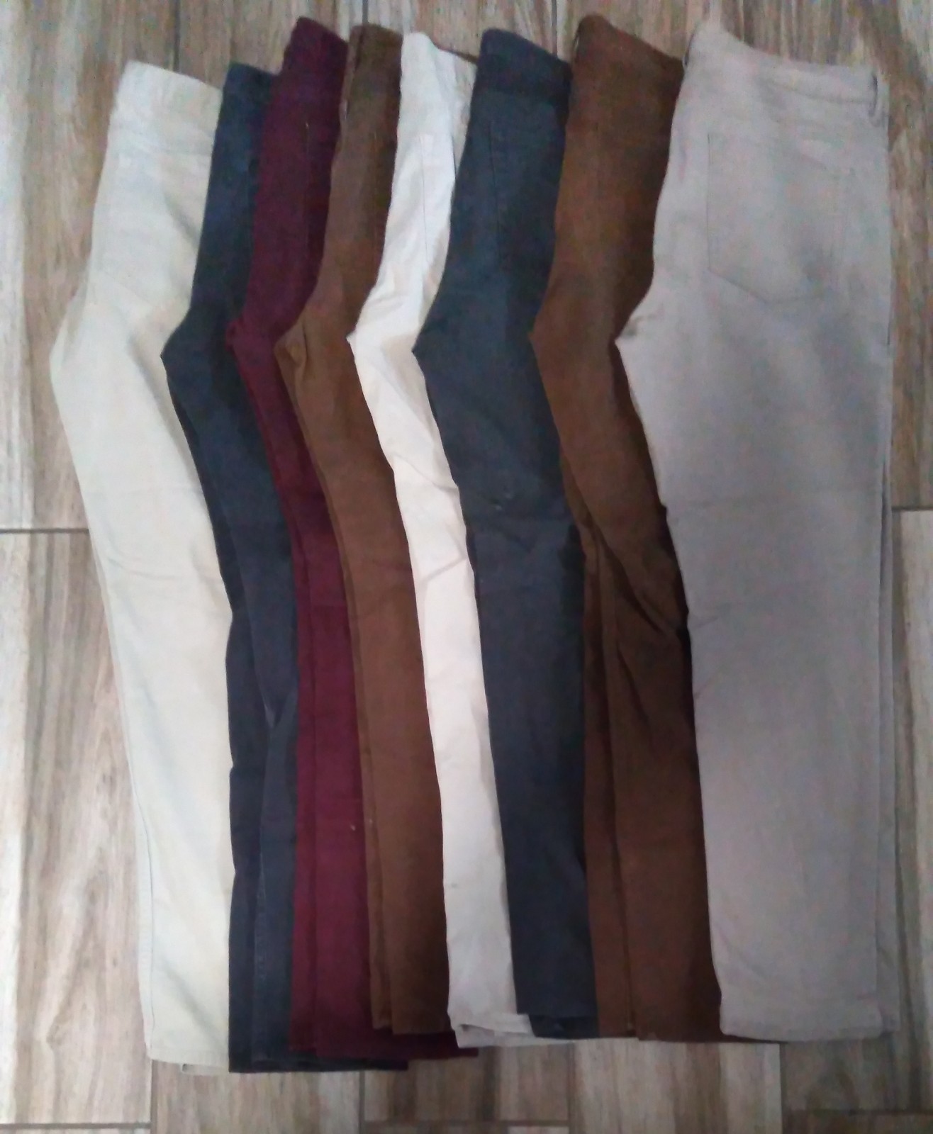 H&M SLIM FIT PANT ASSORTED COLORS USED W32 L32