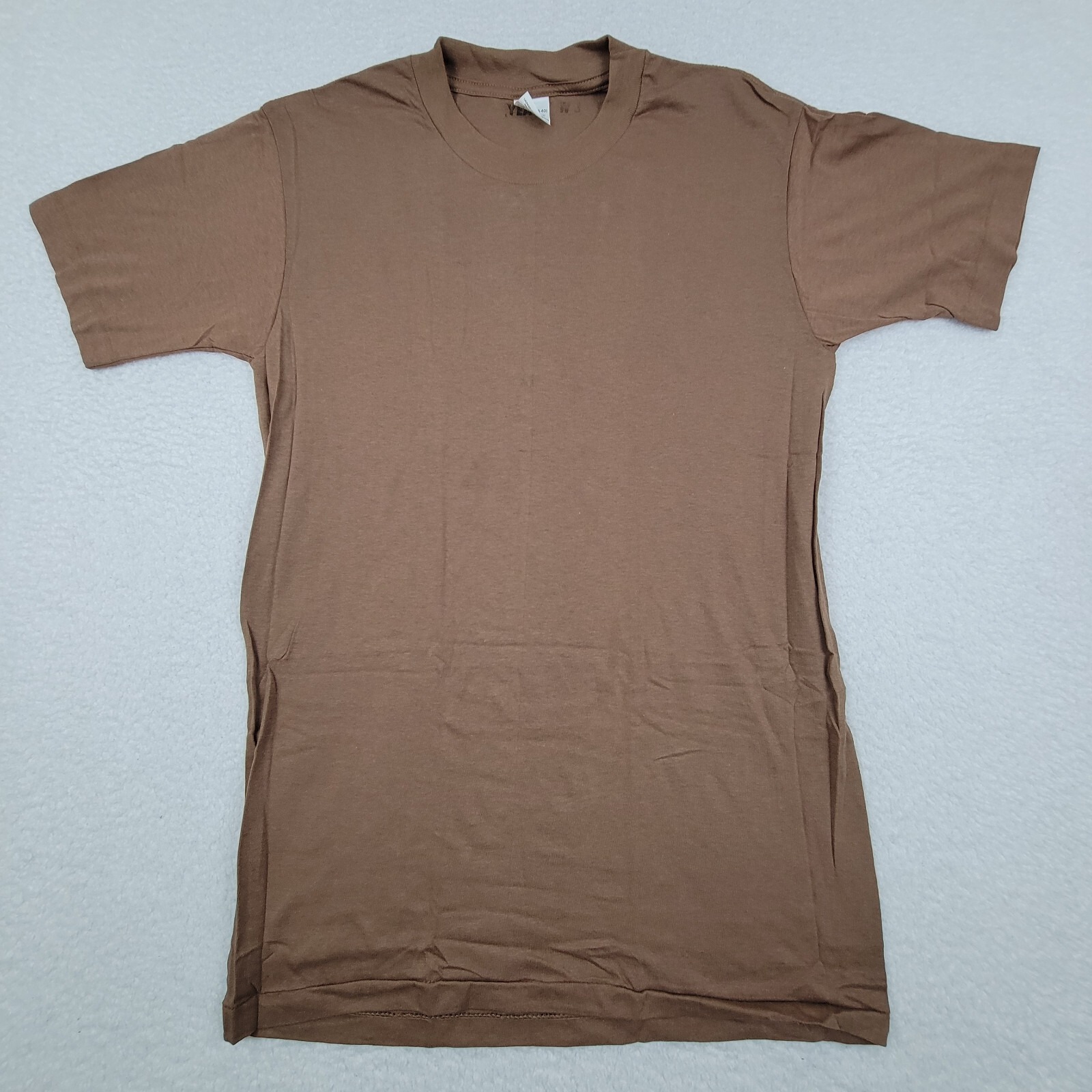 Olympic Mills Corp Military Brown PT Shirt Mens Medium M 38-40 Single Stitch NEW