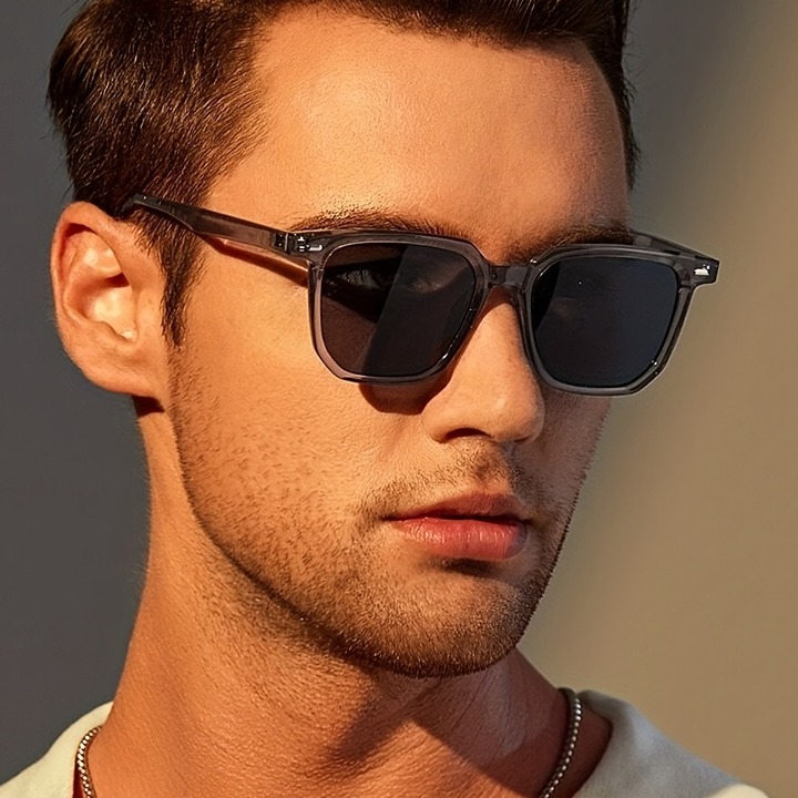 1pair Fashion Mens Sunglasses Uv Protection Sunshade_yythk