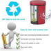 NEW 13 Gallon 50L Touch Free Automatic Stainless Steel Trash Can Garbage Can